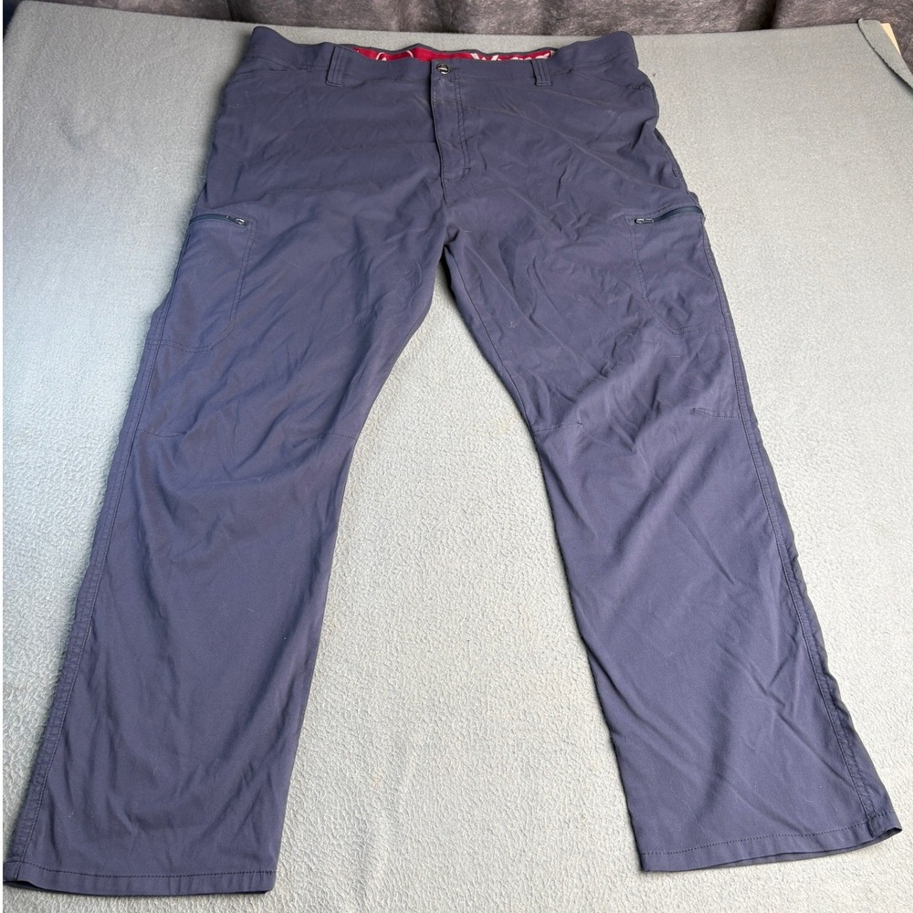 Wrangler Outdoor Series Mens Cargo Pants Gray Stretch Hiking Work Trousers 40x30